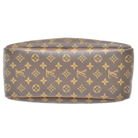 LOUIS VUITTON LV Logo Deauville Hand Bag Monogram Leather Brown M47270 82EF761 - Picture 6 of 14